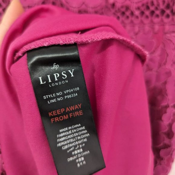 LIPSY Square Neck Puff Sleeve Midi Dress - Picture 6 of 8